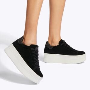 Kurt Geiger Black Platform Sneakers